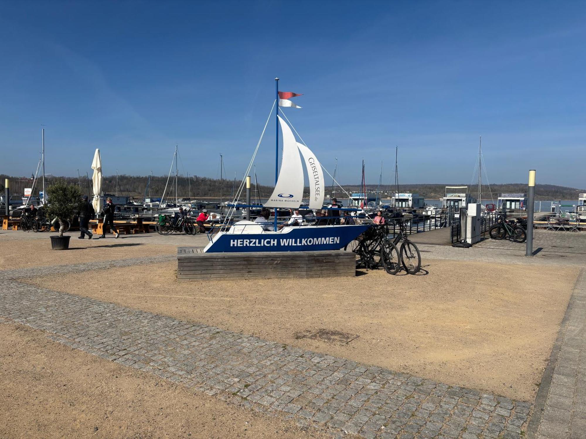 Ferienwohnung "Seeperle" Marina Muecheln Geiseltalsee Mucheln Exterior foto
